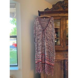 Free People Knit Poncho